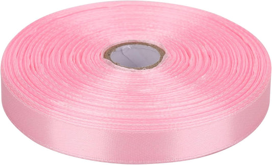 Ribbon for Gift Wrapping 50 Yards Perfect Wedding Party Wreath Sewing DIY Hair Accessories Decoration Floral Hair Balloons Other Projects (Light Pink, 1/2 inch)