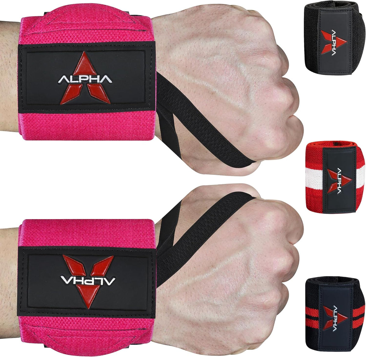 Wrist Wraps for Weightlifting,Gym Exercise,Adjustable,Durable for Crossfit,Powerlifting, Bodybuilding, and Fitness Workouts,Enhanced Stability for Lifting,Training