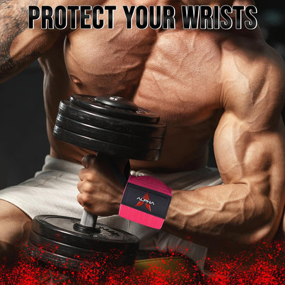 Wrist Wraps for Weightlifting,Gym Exercise,Adjustable,Durable for Crossfit,Powerlifting, Bodybuilding, and Fitness Workouts,Enhanced Stability for Lifting,Training