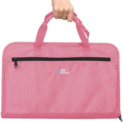 3 in 1 Steering Wheel Eating Tray (Pink), Car Back Seat Laptop Desk, Multifunctional Office Bag Car Work Table for Writing, Car Organizer for Kids, Commuters, Family