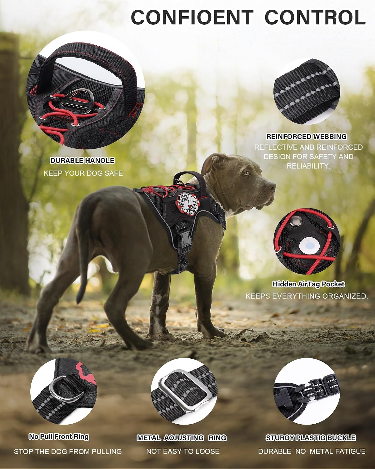 Tactical Dog Harness Breathable Mesh Service Vest M Pink Camo