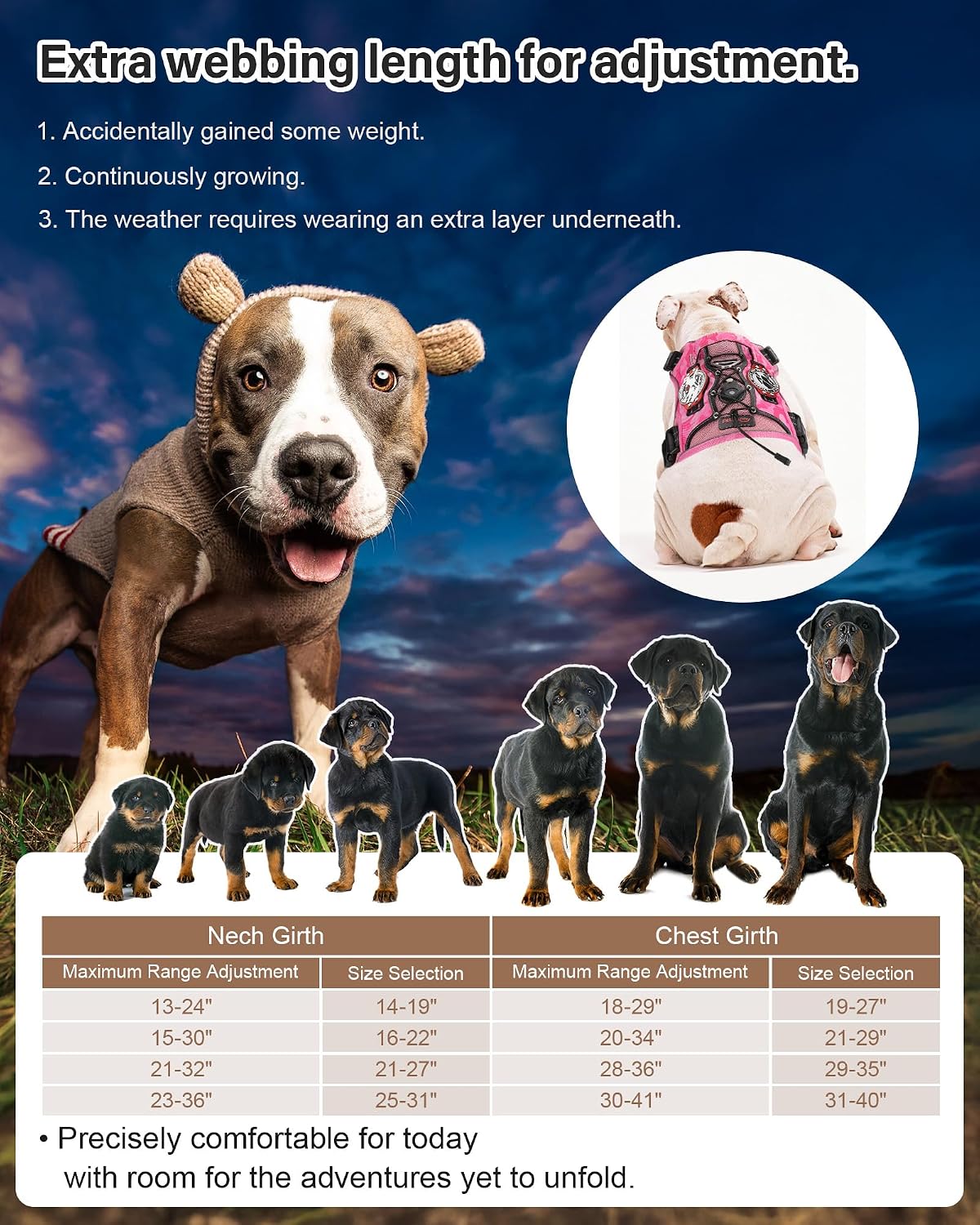 Tactical Dog Harness Breathable Mesh Service Vest M Pink Camo