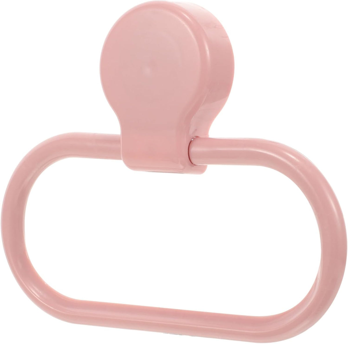 Pink Self Adhesive Towel Ring No Drilling Bathroom Holder