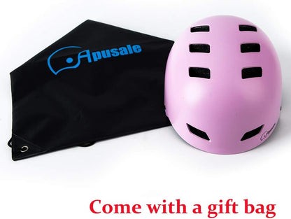 Bike Skateboard Helmet, 3 Sizes for Adult Youth Kids Women Men Boys Girls