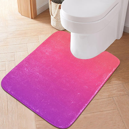 Plain Pink Solid Color Bathroom Rugs, Non Slip Dry Quickly Bath Mat, Absorbent Soft Bath Rugs for Bathroom, Toilet and Shower Floor