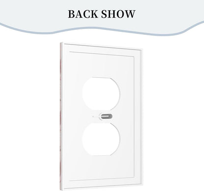 Decorative Outlet Covers Pink Bow 1 Gang Duplex Light Switch Cover Plate Unique Wall Plates for Electrical Outlets Switch Plate Covers for Girls' room Bedroom Home Decor
