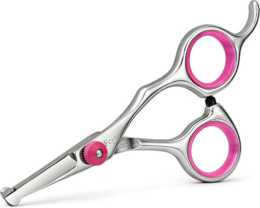 4.5 Inch Dog Grooming Scissors with Safety Round Tips (4.5 IN Cherry)