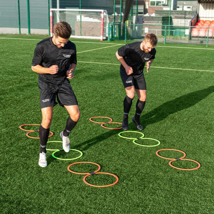 Agility Rings [12 Pack] | Speed & Agility Training Equipment for Athletes - Available in 10 Colors