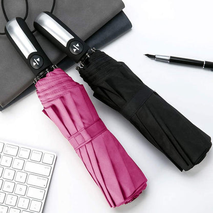 Umbrella Travel Umbrella with Teflon Coating, Automatic Umbrellas Anti UV Coating Folding Umbrellas