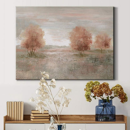 Canvas Nature Wall Art Modern Paintings Decorations Autumnal Peach Leaves Abstract Romantic Artwork Wall Hanging Prints for Bedroom Office Kitchen - 24"x36" LT33