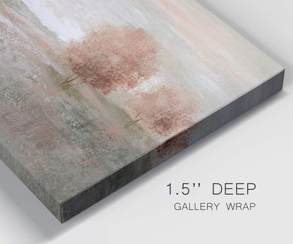 Canvas Nature Wall Art Modern Paintings Decorations Autumnal Peach Leaves Abstract Romantic Artwork Wall Hanging Prints for Bedroom Office Kitchen - 24"x36" LT33