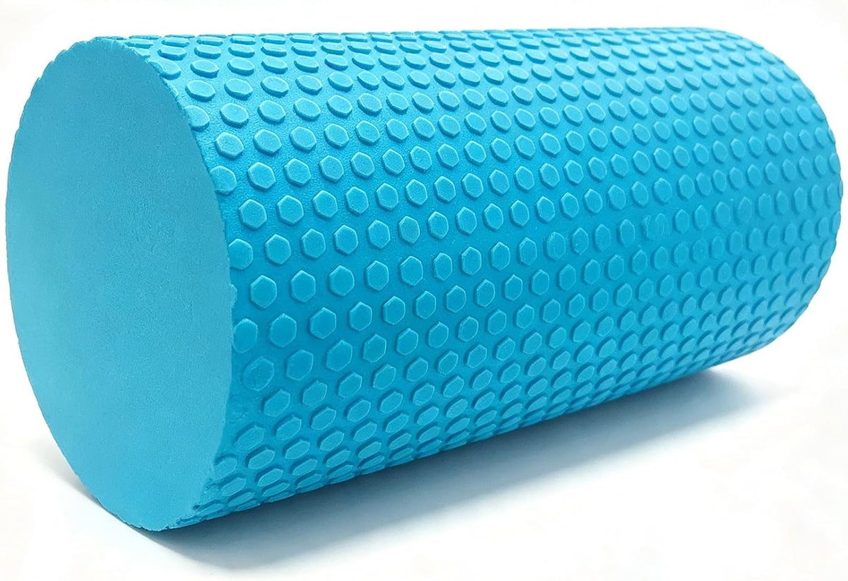 Foam Roller for Exercise, Pilates, Back Physical Therapy, 12" X 6" Round
