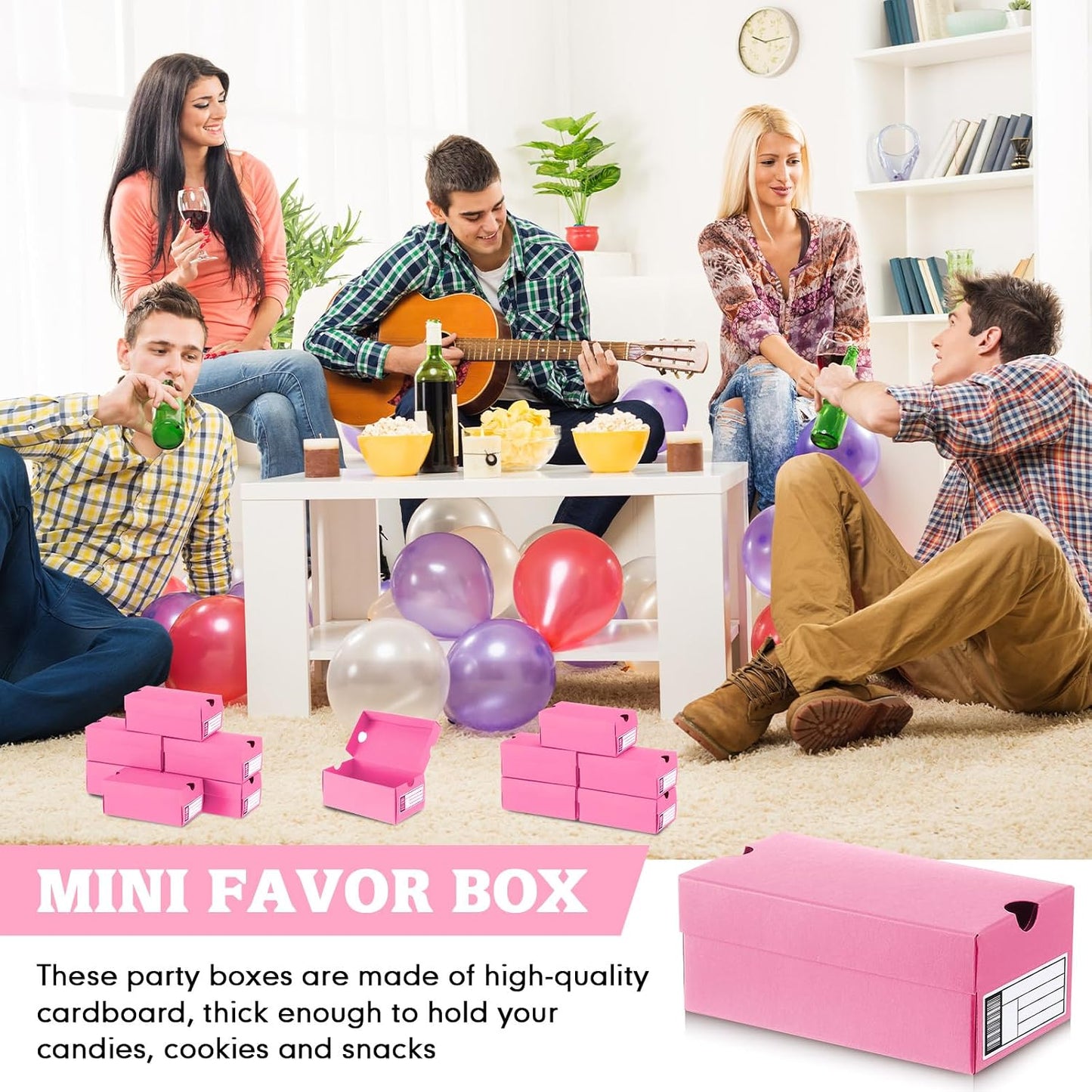 12 Sets Mini Shoe Gifts Boxes for Party Favors 4.7 x 2.5 x 2 Inch Sports Mini Sneaker Box with Editable Label for Candies Cookies Snacks (Light Pink)