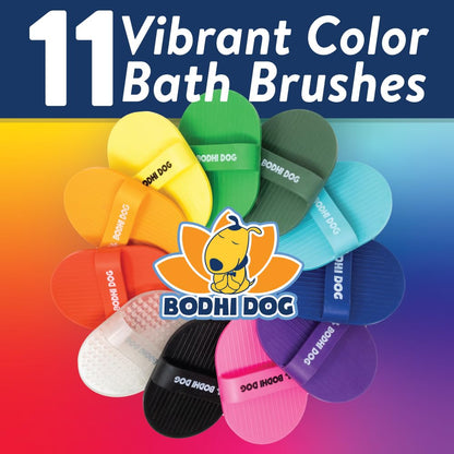 Bodhi Dog Shampoo Brush - Pet Grooming & Bath Supplies for Dogs and Cats - Bath Brush for Long & Short Hair - Premium Scrubber for Shower, Showerhead, Sprayer & Bathing (One Pack, Pink)
