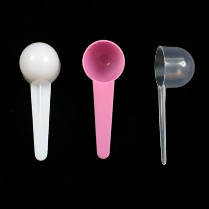 12 Pack Plastic Measuring Scoops, Teaspoon (1 tablespoon/10 mL) Long Handle Scoops for Measuring Coffee Tea Milk Spices Protein Powders Cooking Pet Food (Pink)