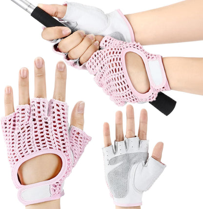 Seenelling Men's Fingerless Golf Glove 11 x 14 cm Half Finger Golf Glove Open-Finger Adjustable Breathable Hot Weather for Men
