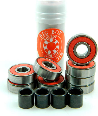 Longboard Cruiser Skateboard High Rebound Wheels + ABEC-7 Speed Bearings Pink