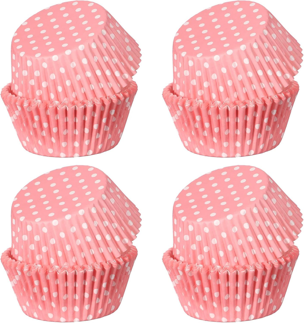 Cupcake Liners Pink, 100PCS Cupcake Liners for Baking, Standard Paper Baking Cups, Greaseproof Muffin Wrappers for Wedding Birthday Party