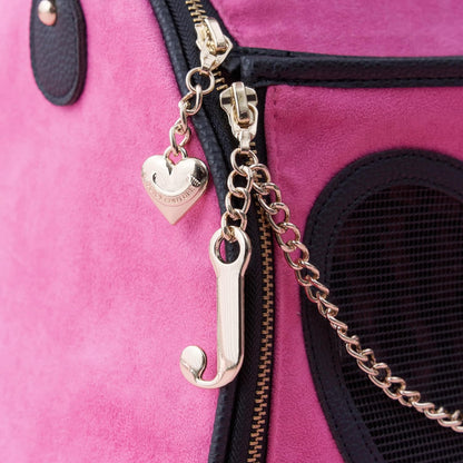 Juicy Couture Give Me Treats Pet Carrier - Stylish Hot Pink Travel Bag for Small Dogs and Cats