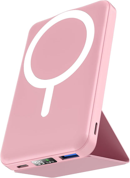 podoru for MagSafe Power Bank 10000 mAh, Foldable Magnetic Portable Charger
