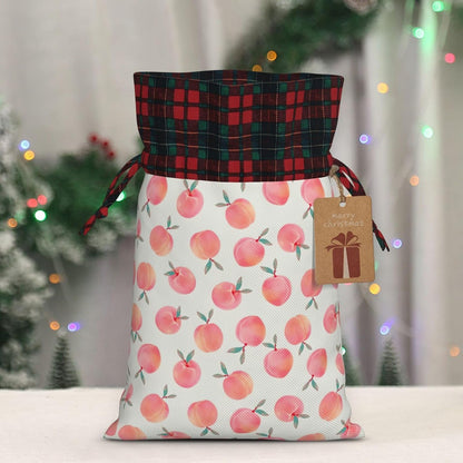 DRTGEDS Pink Peach 4.7x 6.9in Large Capacity Gift Bag With Drawstring For Your Halloween Precious Gifts 1pcs