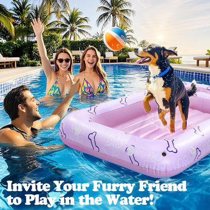 Tanning Pool Lounger, Large Tanning Pool for Adults with Pillow