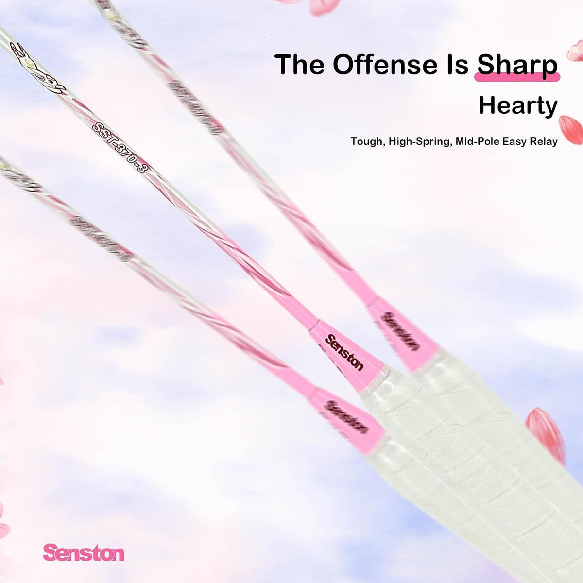 Carbon Fiber Badminton Racket, 76g 7U Isometric