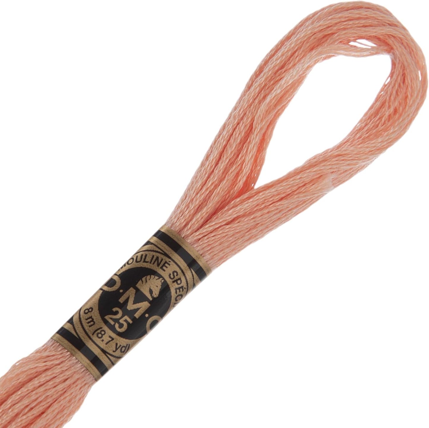 DMC Cotton Embroidery Floss - 754 Light Peach, Set of 12