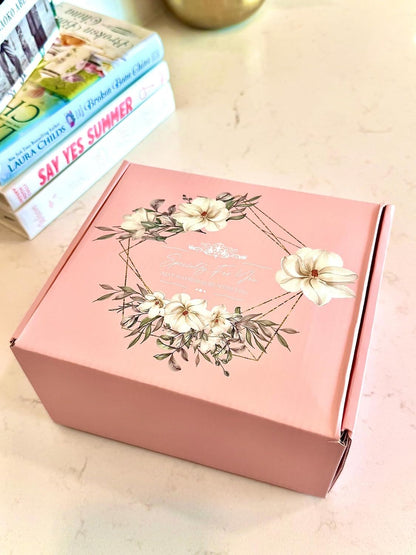 Luxury Gift Box for Women | Be Your Own Boss Motivational Self-Care Gift Set for Her | Pink Birthday & Thank You Gifts with Mug, Candle, Sleep Mask