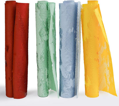 10Yard Honeycomb Packing Paper, 19.68Inch/50cm Width Colored Cushioning Wrap Paper Roll, Protective Packaging for Shipping & Moving