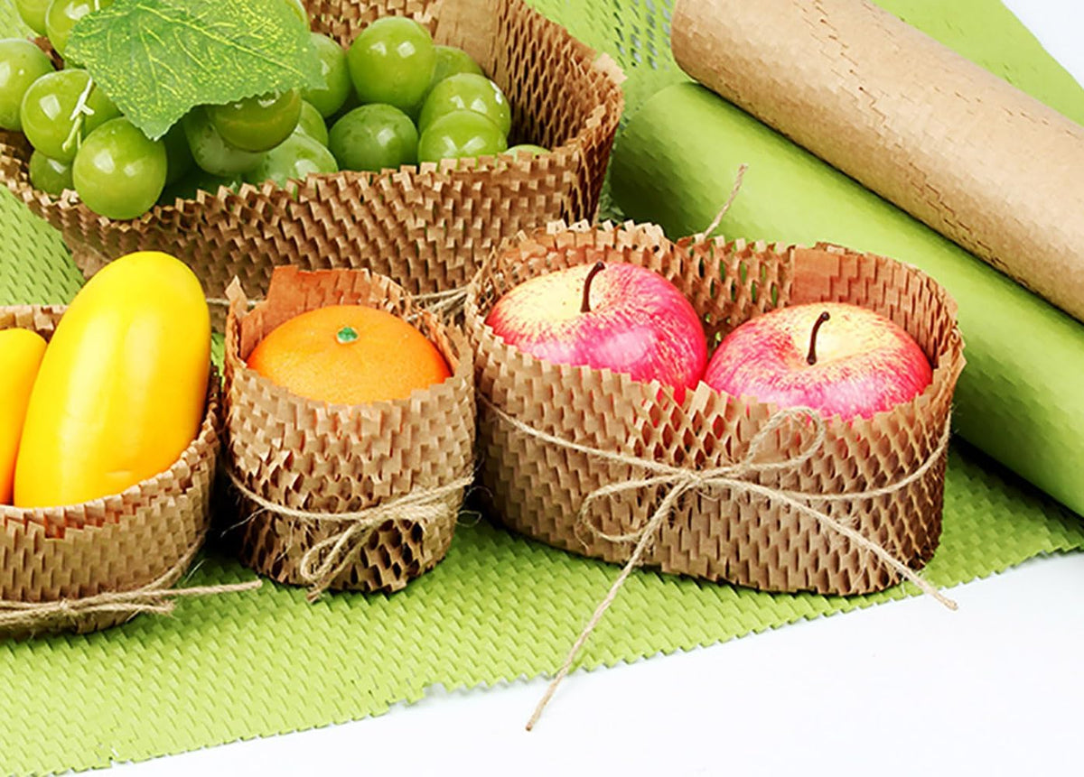 10Yard Honeycomb Packing Paper, 19.68Inch/50cm Width Colored Cushioning Wrap Paper Roll, Protective Packaging for Shipping & Moving