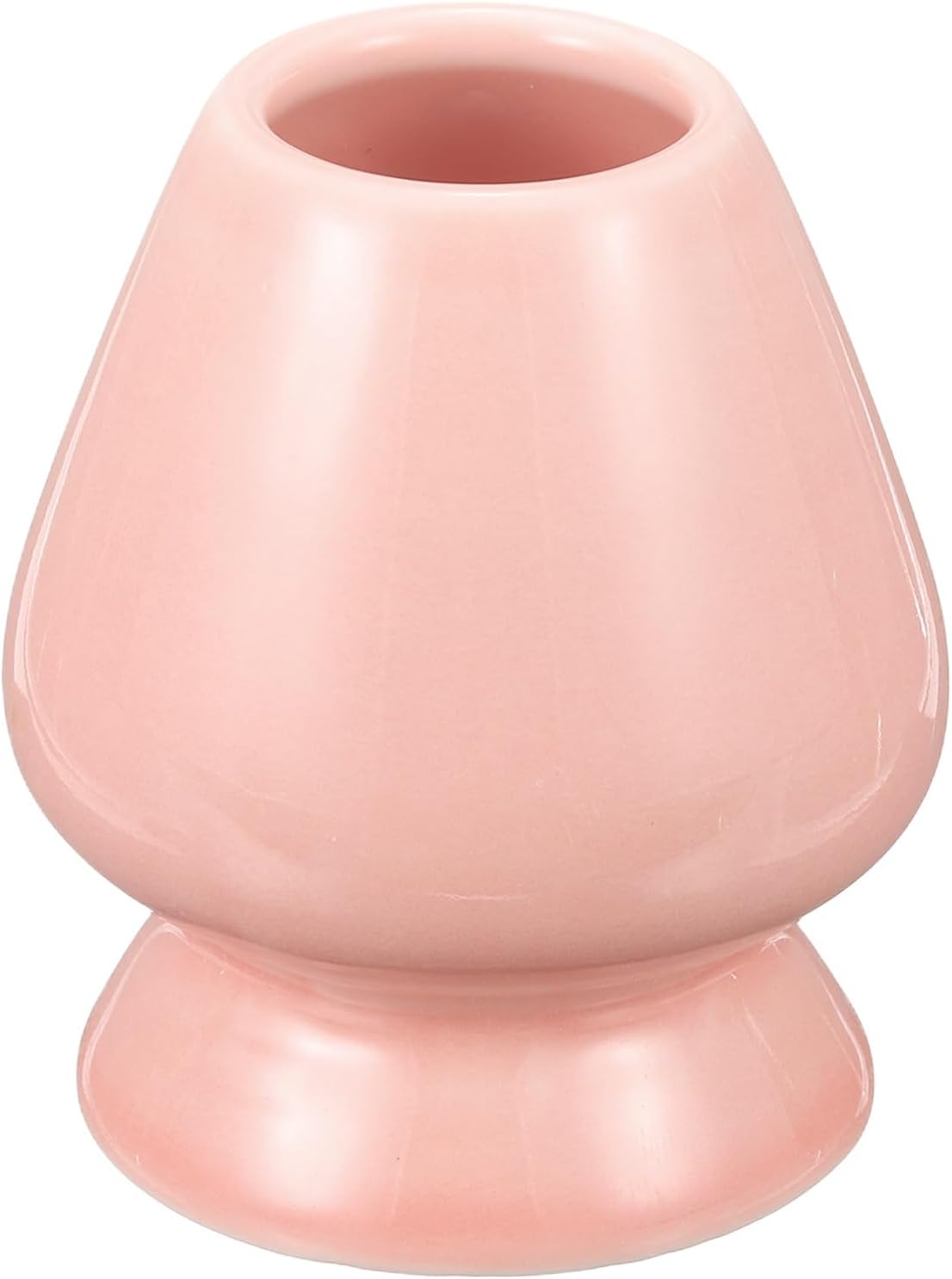 Ceramic Chasen Stand 70mm Matcha Whisk Holder Teas Set Whisks Stand Traditional Matcha Tea Chasen Holder Tea Set Accessories for Tea Tasting, Light Pink