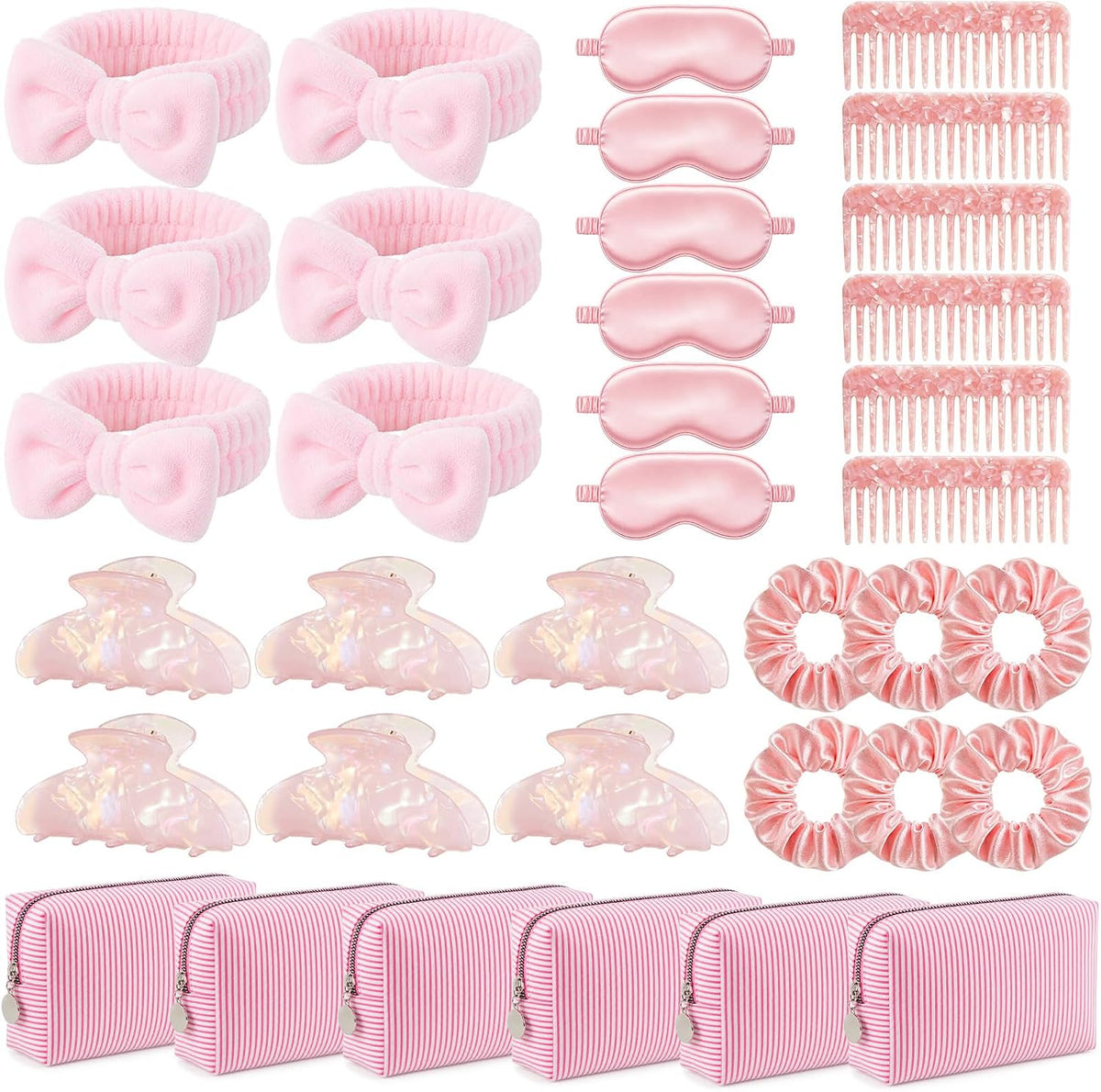6 Set Pink Bridesmaid Proposal Gifts for Bachelorette Party Favors