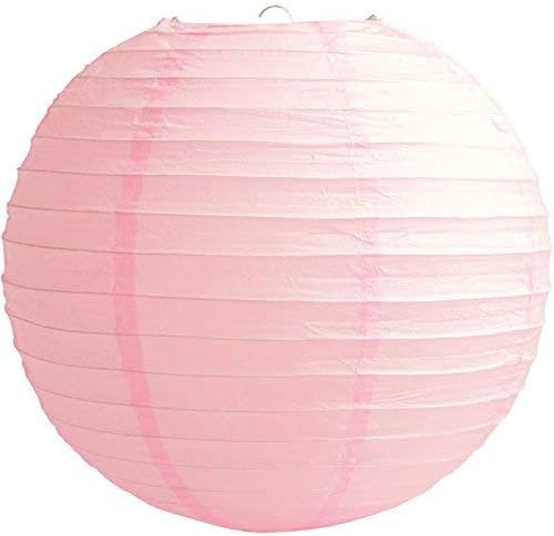 It's A Girl Baby Shower Decorations - Pink & Gold Banner, Lanterns, Pompoms, Flowers, Honeycomb Balls, Balloons, Foil Tassels