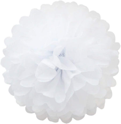 It's A Girl Baby Shower Decorations - Pink & Gold Banner, Lanterns, Pompoms, Flowers, Honeycomb Balls, Balloons, Foil Tassels