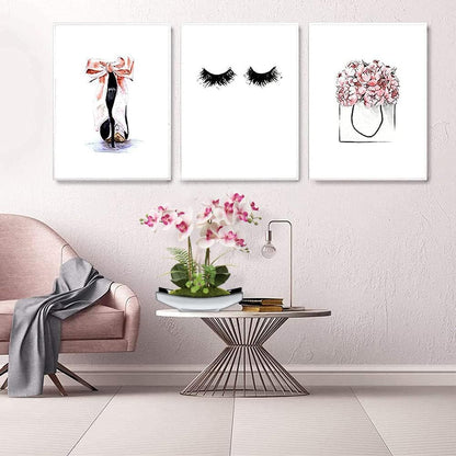 Orchids Artificial Flowers 15" Light Pink Phalaenopsis Orchid with Silver Pots Real Touch Faux Orchid Plant for Home Office Bathroom Living Room Decoration