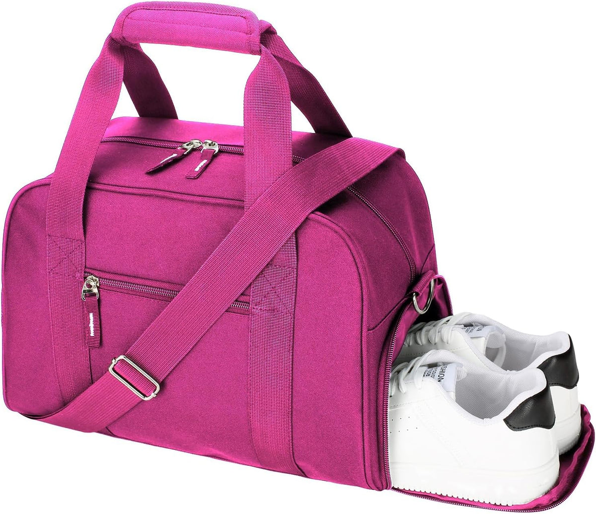 14 inch Small Gym Bag with Shoe Compartment