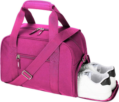 14 inch Small Gym Bag with Shoe Compartment
