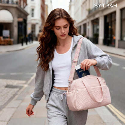 Gym Bag for Women, Lightweight Sport Workout Purse for Travel Pink