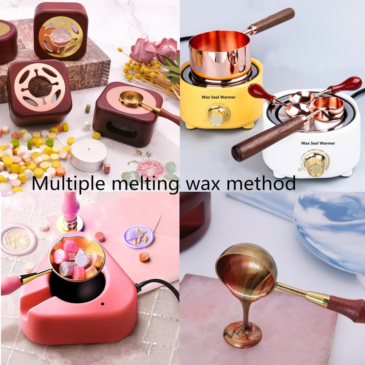 600Pcs Wax Seal Beads, Sealing Wax Beads for Waxseal Stamp, Waxsealbeads Set with 6 Colors Perfect for Giftsealing, Letter Sealing,Wedding Card, Envelopessealing (Pink)