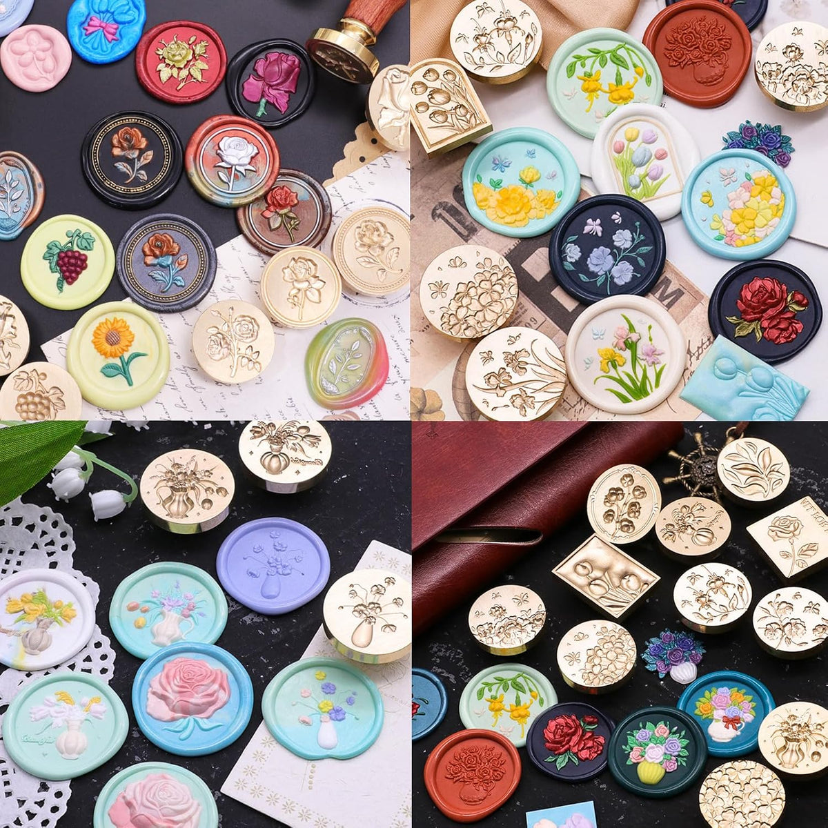 600Pcs Wax Seal Beads, Sealing Wax Beads for Waxseal Stamp, Waxsealbeads Set with 6 Colors Perfect for Giftsealing, Letter Sealing,Wedding Card, Envelopessealing (Pink)