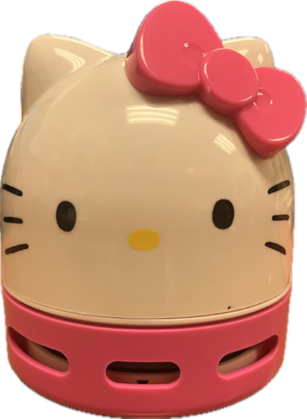 Hello Kitty Desktop Vacuum, 5 inch Height, for Dust and Crumbs, Handheld, Lightweight, Pink, Pink/White/Black