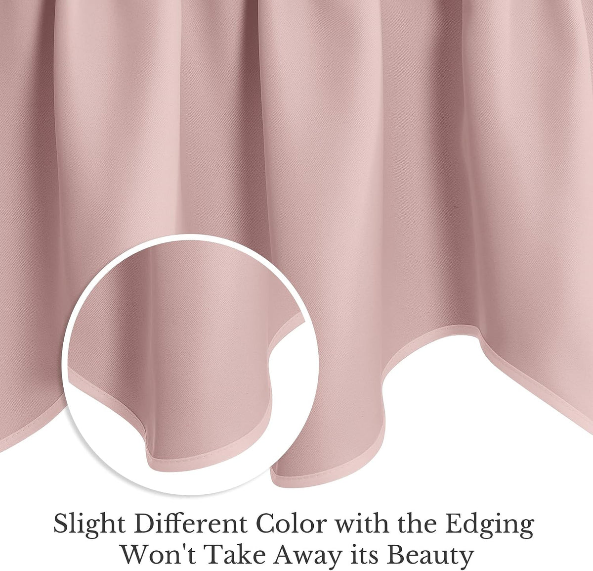 Lavender Pink Blackout Valance Tier for Girl's Room Baby Nursery