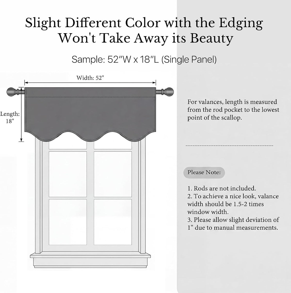 Lavender Pink Blackout Valance Tier for Girl's Room Baby Nursery