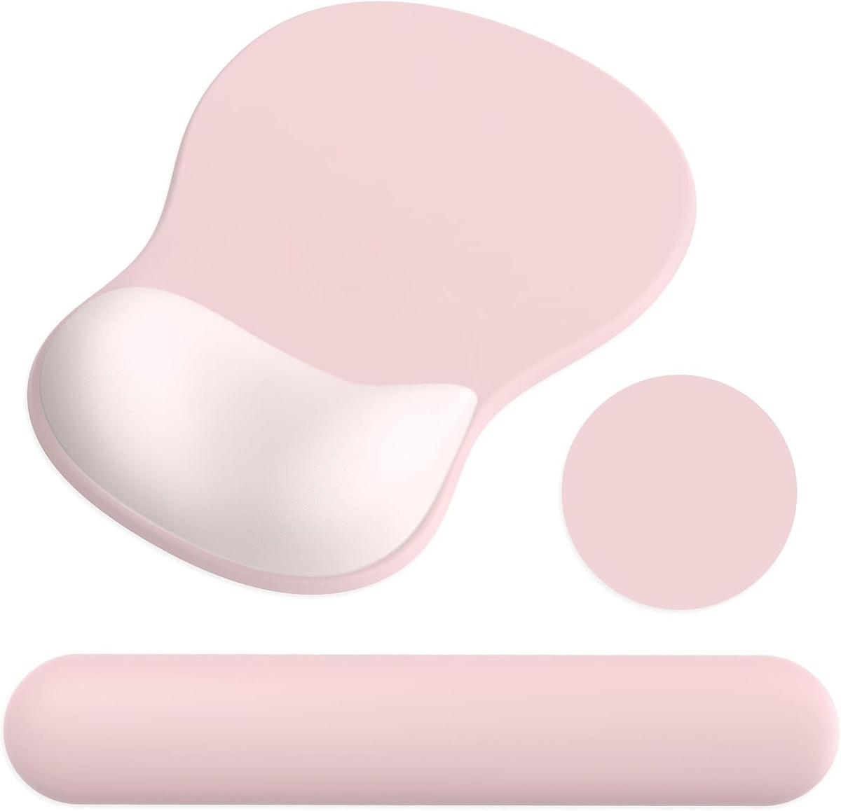 Ergonomic Mouse Pad with Wrist Rest and Keyboard Wrist Rest, Gel Mousepad
