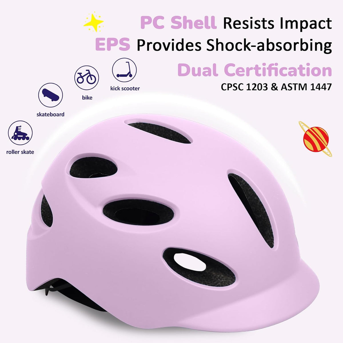 Kids/Youth Bike Helmet, for Boys Girls and Teenagers