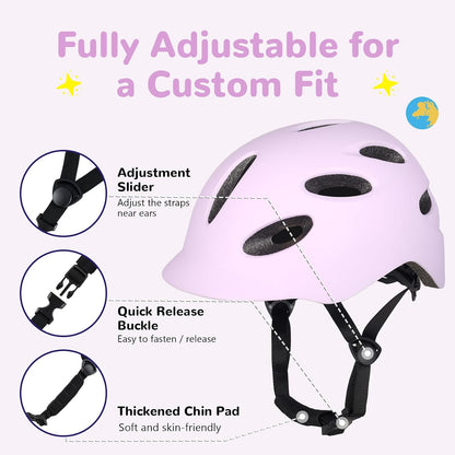 Kids/Youth Bike Helmet, for Boys Girls and Teenagers