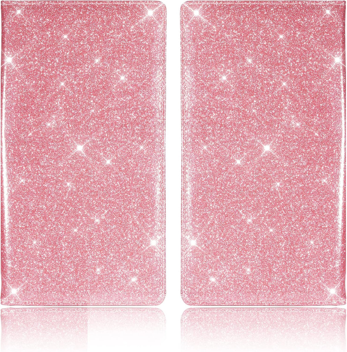 Car Registration & Insurance Card Holder, Glitter Pink
