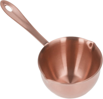 304 Stainless Steel Saucepan, Effective Home Cooking Pan for Hot Oil Spill Prevention for Chefs Stainless Steel (Rose Gold)