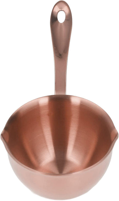 304 Stainless Steel Saucepan, Effective Home Cooking Pan for Hot Oil Spill Prevention for Chefs Stainless Steel (Rose Gold)